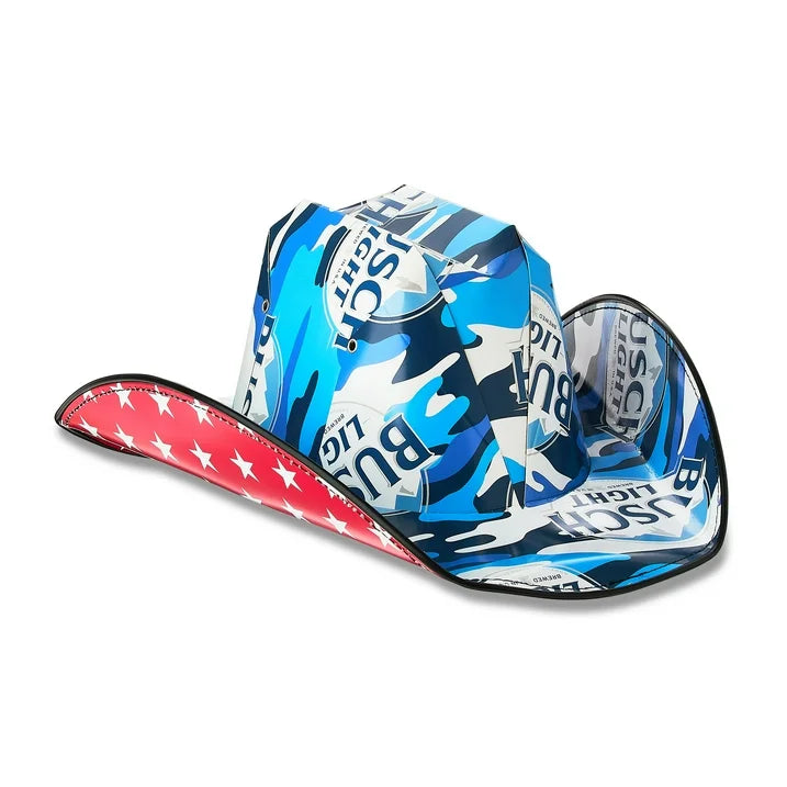 Customized beer   themed cardboard cowboy party hats