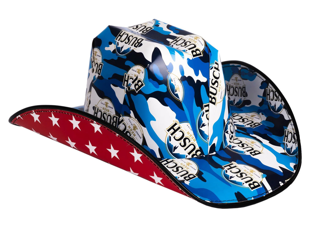 Sombreros de fiesta de vaquero de cartón personalizados con temática de cerveza