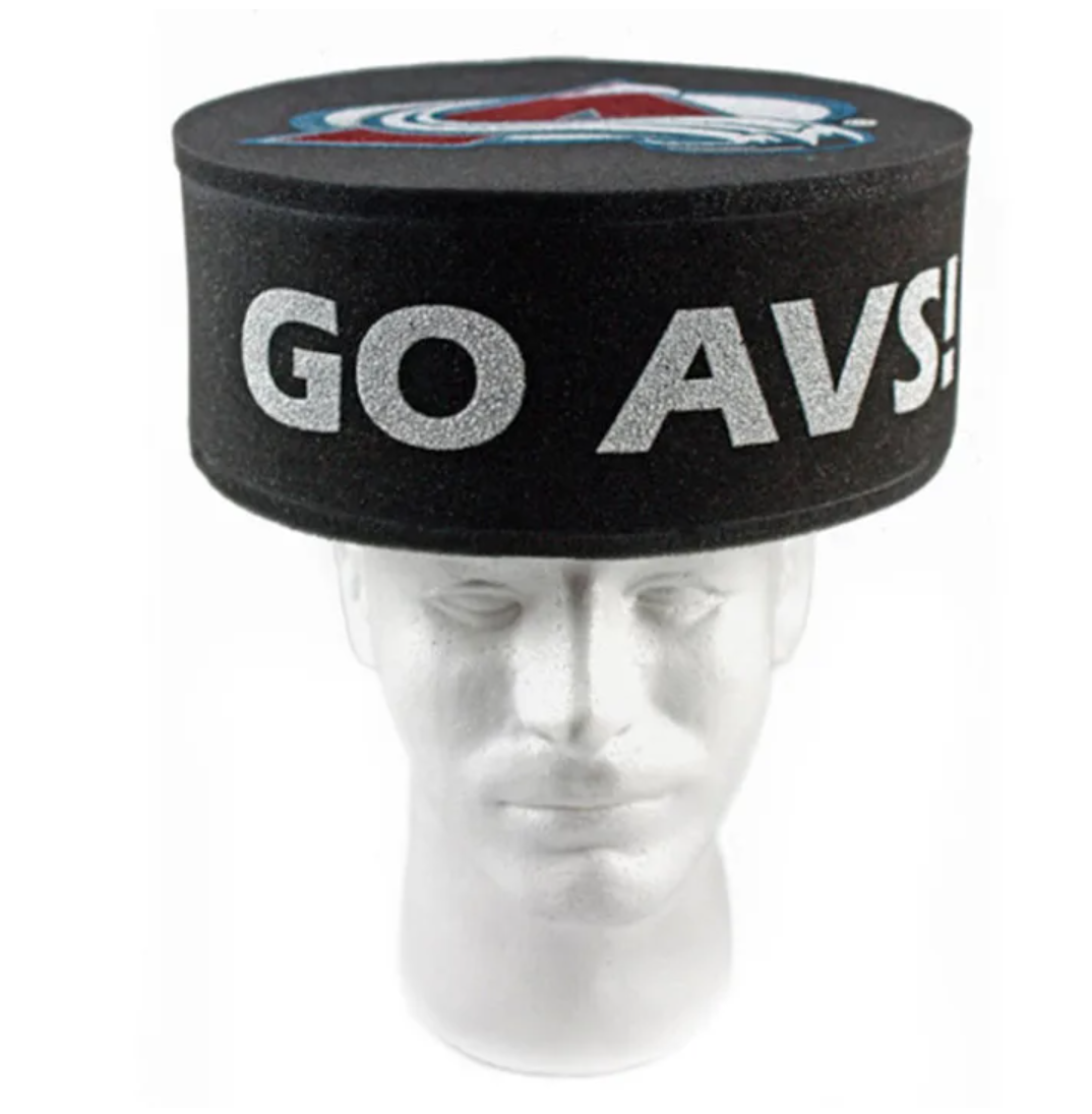 Foam Customized Spirit Hockey Puck Hat