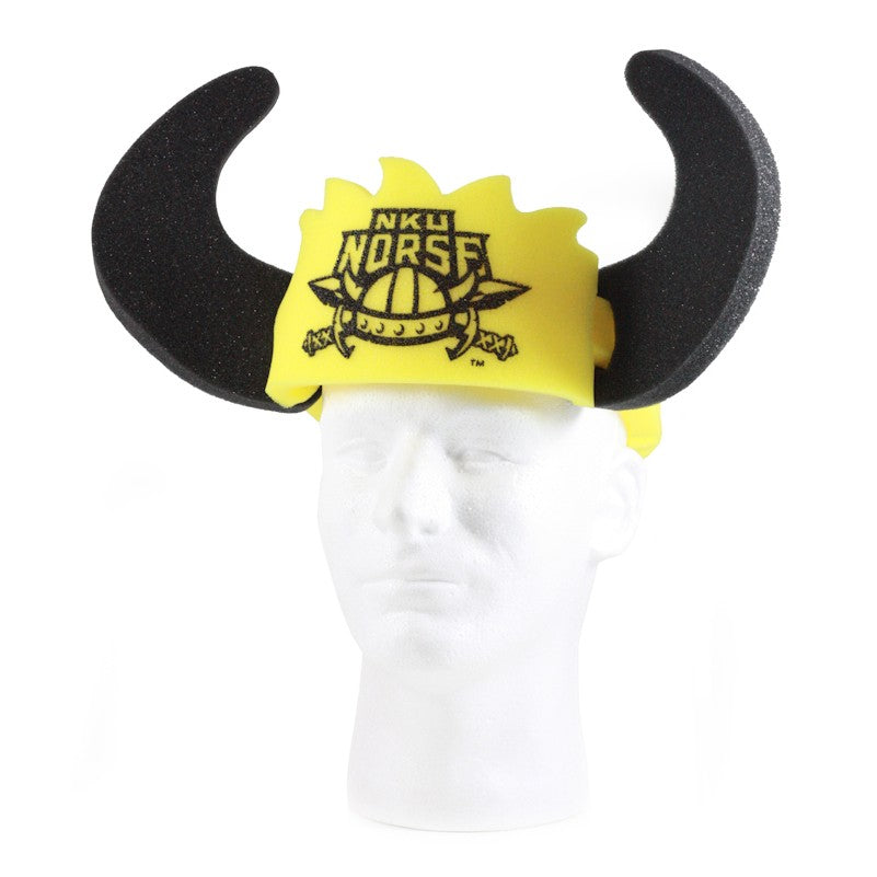Custom Print Foam Bull Horn Band Hat - Band Performance & Fan Cheer Dress-Up Prop for Events