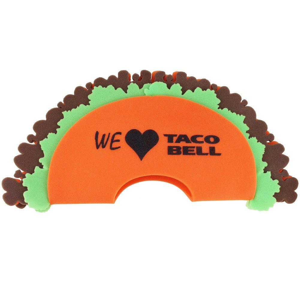 Custom Print Foam Taco Hat - Novelty Food Theme Fan Dress-Up Prop for Carnival Events